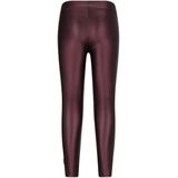 B.Nosy - Luna - Legging - Rood/Paarse - Leather Look Effect
