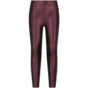 B.Nosy - Luna - Legging - Rood/Paarse - Leather Look Effect