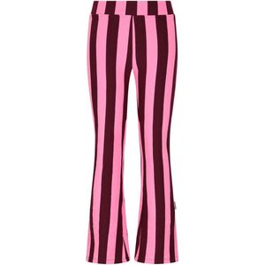 B.Nosy - Pria - Meisjesbroek - Flared Pasvorm - Roze en Donkerrood - Elastische Tailleband