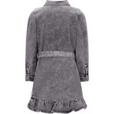 B.Nosy - Dilan Denim Jurk - Grijs - Meisjes Jurk