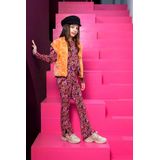 B.Nosy - Pepper Flared - Broek - Kleurrijke Print - Maat 158-164