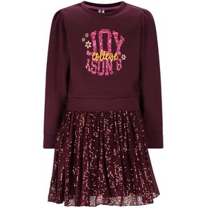 B.Nosy - Dasha - Jurk - Bordeaux Rood