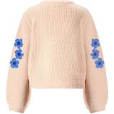 NONO - Trui - Gebreid - Ronde Hals - Rechte Mouwen - Speelse Borduursels