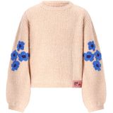 NONO - Trui - Gebreid - Ronde Hals - Rechte Mouwen - Speelse Borduursels