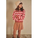 NONO - Trui - Bruin - Regular Fit - Lange Mouwen