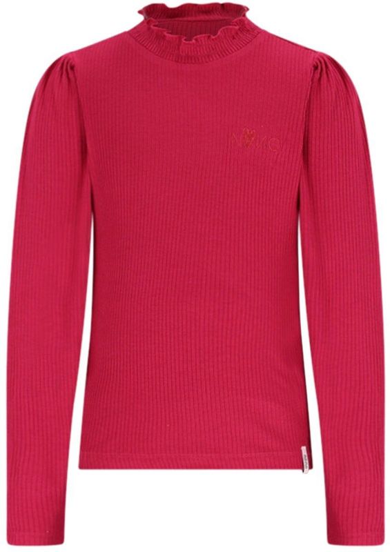 NONO - Koss Ecovero Rib Jersey Essential T-shirt - Cerise Pink