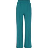 NONO - Sayla - Broek - Groen - Regular Pasvorm - Elastische Tailleband