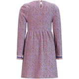 NONO - Jurk - Blauw - Midi Lengte - Lange Mouwen - Ronde Hals