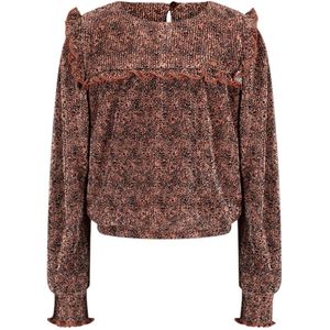 NONO - Tisja AOP Leopard - Blouse - Taupe