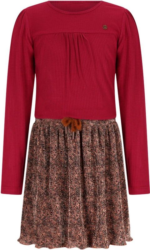 NONO - Morly Combi Dress - Jurk - Leopard Print