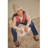 NONO - Katya - Gilet - Fuchsia/Bruin - Mouwloos - 100% Polyester