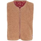 NONO - Katya - Gilet - Fuchsia/Bruin - Mouwloos - 100% Polyester