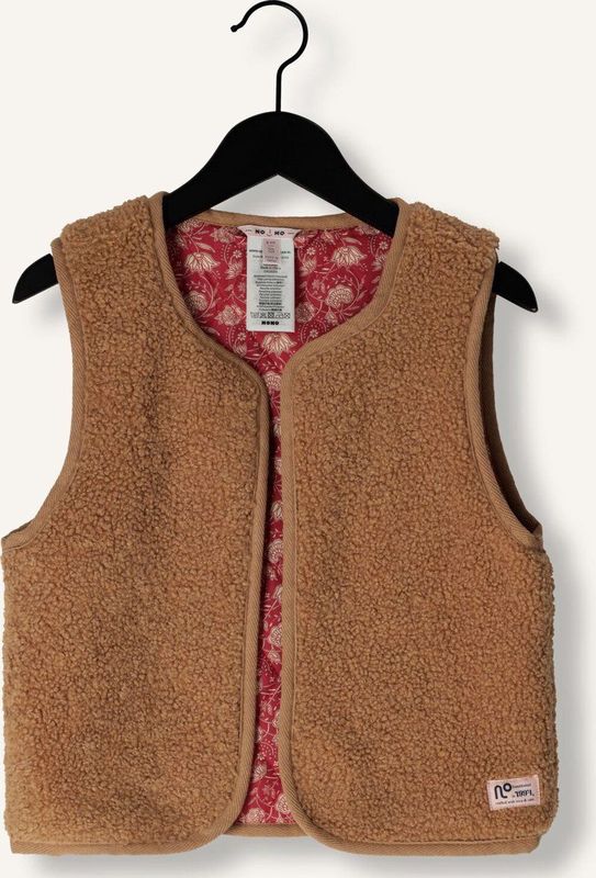 NONO - Katya - Gilet - Fuchsia/Bruin - Mouwloos - 100% Polyester