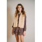 NoBell - Kath - Gilet - Ecru - Mouwloos - V-hals