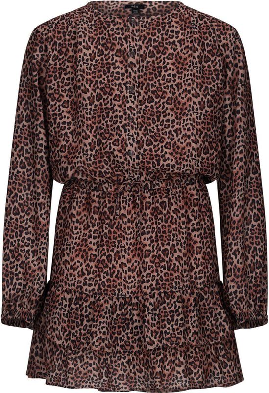 NoBell - Jurk - Lange Mouwen - Knoopsluiting - Verstelbare Taille