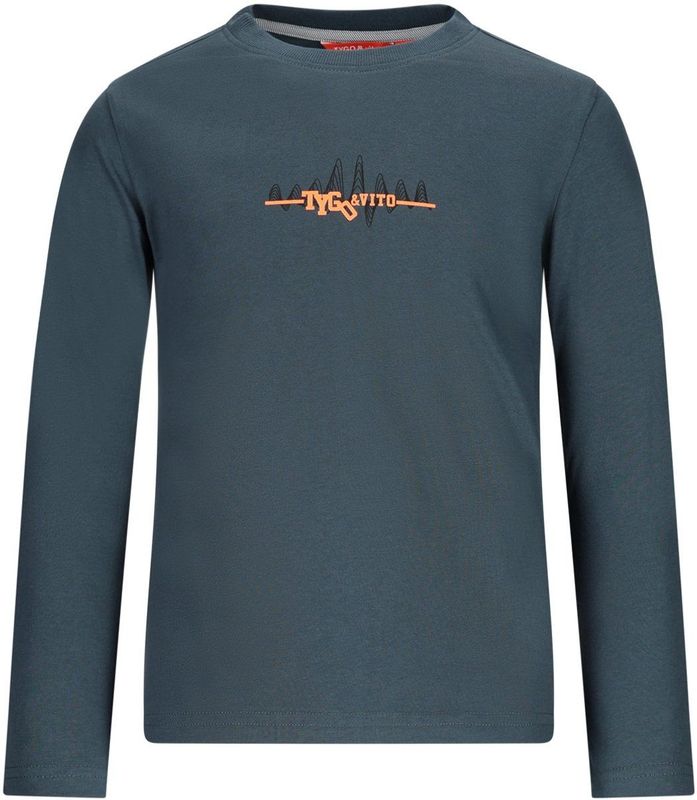 TYGO & vito - Longsleeve - Donkerblauw - 100% Katoen