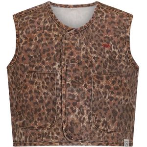 The New Chapter - Denim Gilet - Bruin