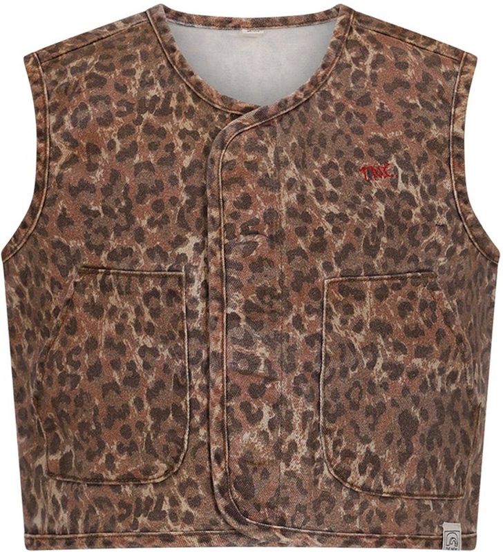 The New Chapter - Denim Gilet - Bruin