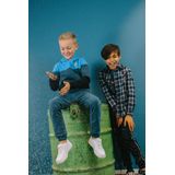 TYGO & vito - Overhemd - Blauw en Zwart - Ruitprint - Lange Mouwen