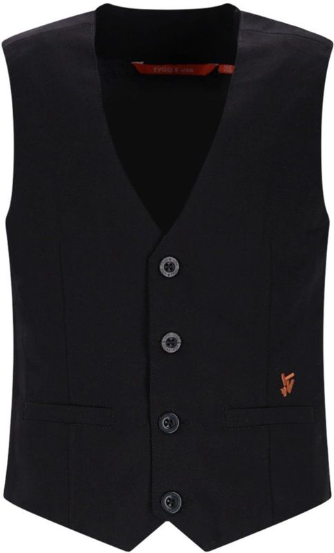 TYGO & vito - Gilet - Zwart - Mouwloos - V-hals
