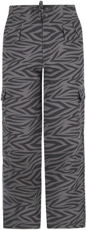 Like Flo Young - Wide Leg Cargo Broek - Grijs