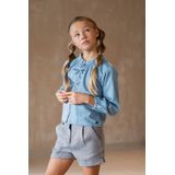 Like Flo - Chei Blouse - Blauw - Meisjes Blouse