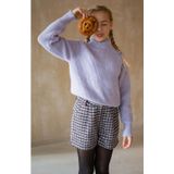 Like Flo - Daisy - Winter Sweater - Paars - Kort - Gebreid