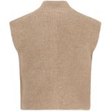 Like Flo - Mouwloos Gebreid Vest - Wol - Cardigan Model