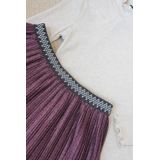 Like Flo - Solly - Plissé Rok - Rood