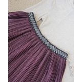 Like Flo - Solly - Plissé Rok - Rood