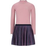 Like Flo - Jurk - Glinsterend - Lange Mouwen - Opstaande Kraag