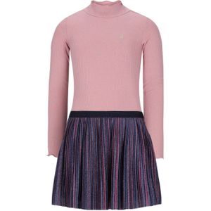 Like Flo - Jurk - Glinsterend - Lange Mouwen - Opstaande Kraag