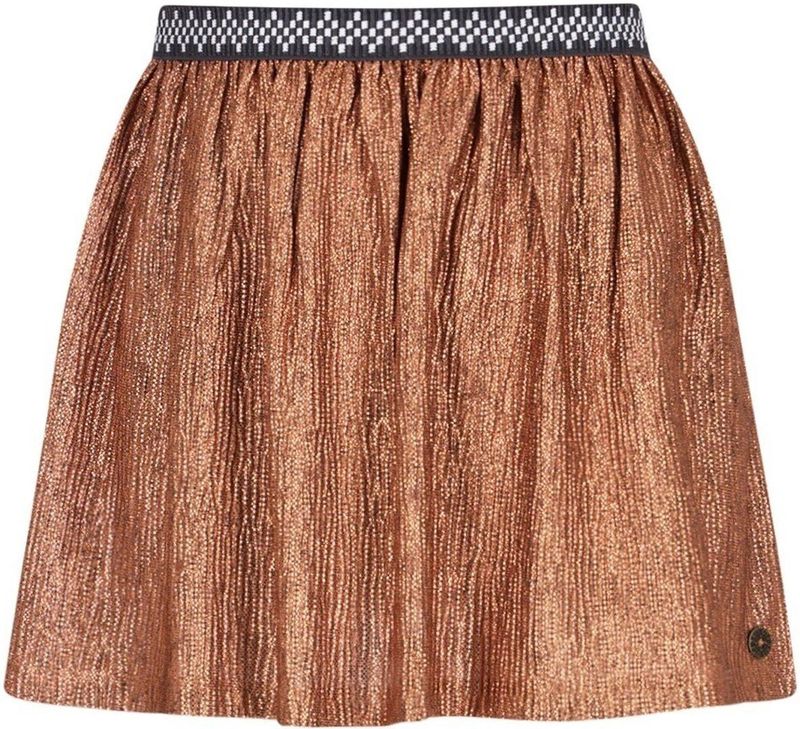 Like Flo - Holly - Rok - Koper - Metallic Stofje