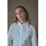 Like Flo - Young Blouse - Wit - 100% Katoen - Lange Trompetmouwen