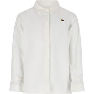 Like Flo - Young Blouse - Wit - 100% Katoen - Lange Trompetmouwen