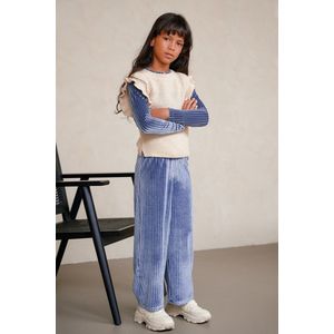 Like Flo - Esmay - Peplum Top - Ice Blue