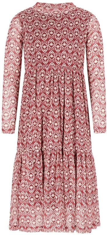 Like Flo - Mae - Midi Jurk - Batik - AOP Mesh