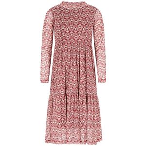 Like Flo - Mae - Midi Jurk - Batik - AOP Mesh