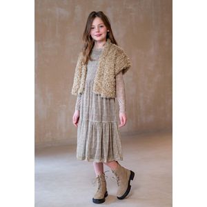 Like Flo - Mae Flo - Midi Jurk - Groen - AOP Mesh