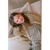 Like Flo - Mae Flo - Midi Jurk - Groen - AOP Mesh