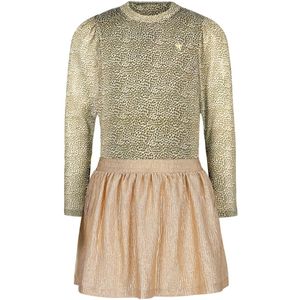 Like Flo - Mira - Jurk - Groen - Spotted dot - 100% Polyester