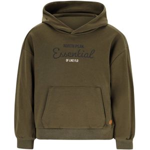Like Flo - Boys Hoodie - Groen - Slim Fit - Lange Mouwen