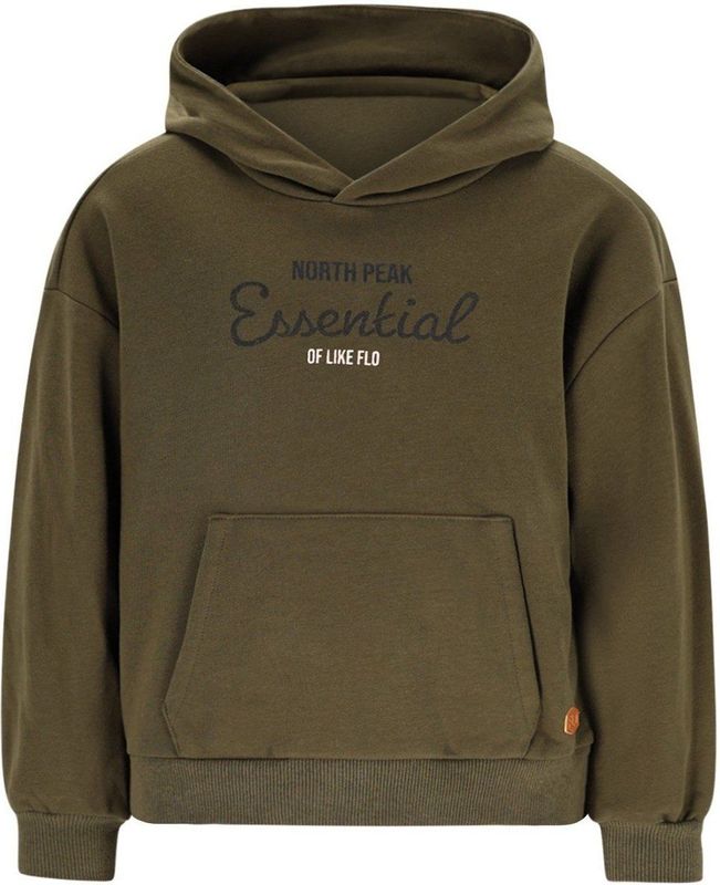 Like Flo - Boys Hoodie - Groen - Slim Fit - Lange Mouwen