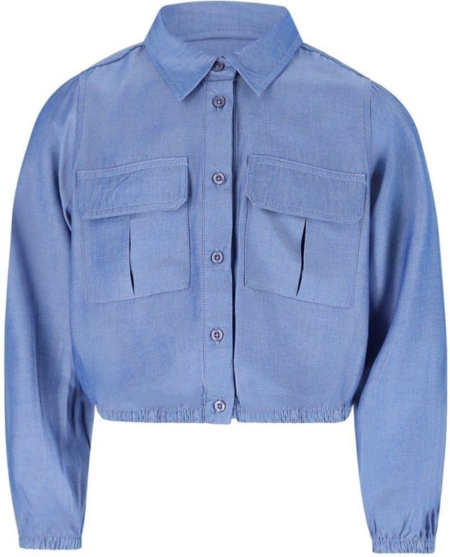 Like Flo - Blouse - Katoen en Polyester - Met Lange Mouwen en Borstzakken