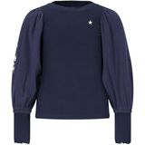 Like Flo - Eloise - Top - Navy - Met Ballonmouwen