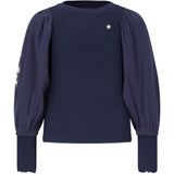 Like Flo - Eloise - Top - Navy - Met Ballonmouwen