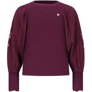 Like Flo - Eloise - Top - Cherry - Met Ballonmouwen