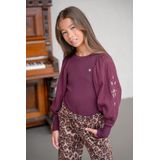 Like Flo - Eloise - Top - Cherry - Met Ballonmouwen