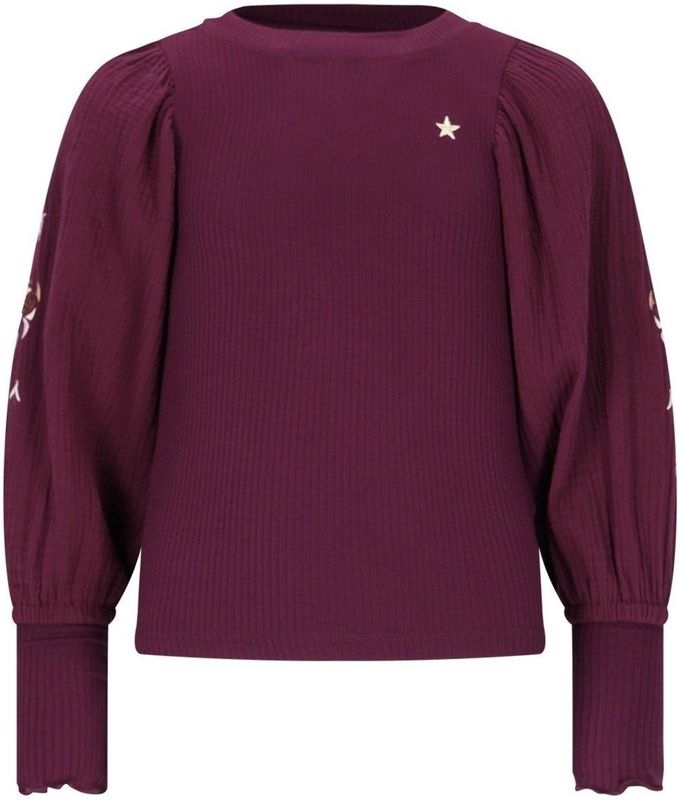 Like Flo - Eloise - Top - Cherry - Met Ballonmouwen