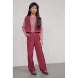 Link Kidswear Meisjes Romper GOTS - Cherry - Maat 62/68